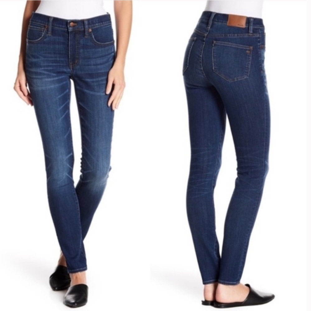 Madewell Womens Medium Wash 9” High Rise Skinny Size 23